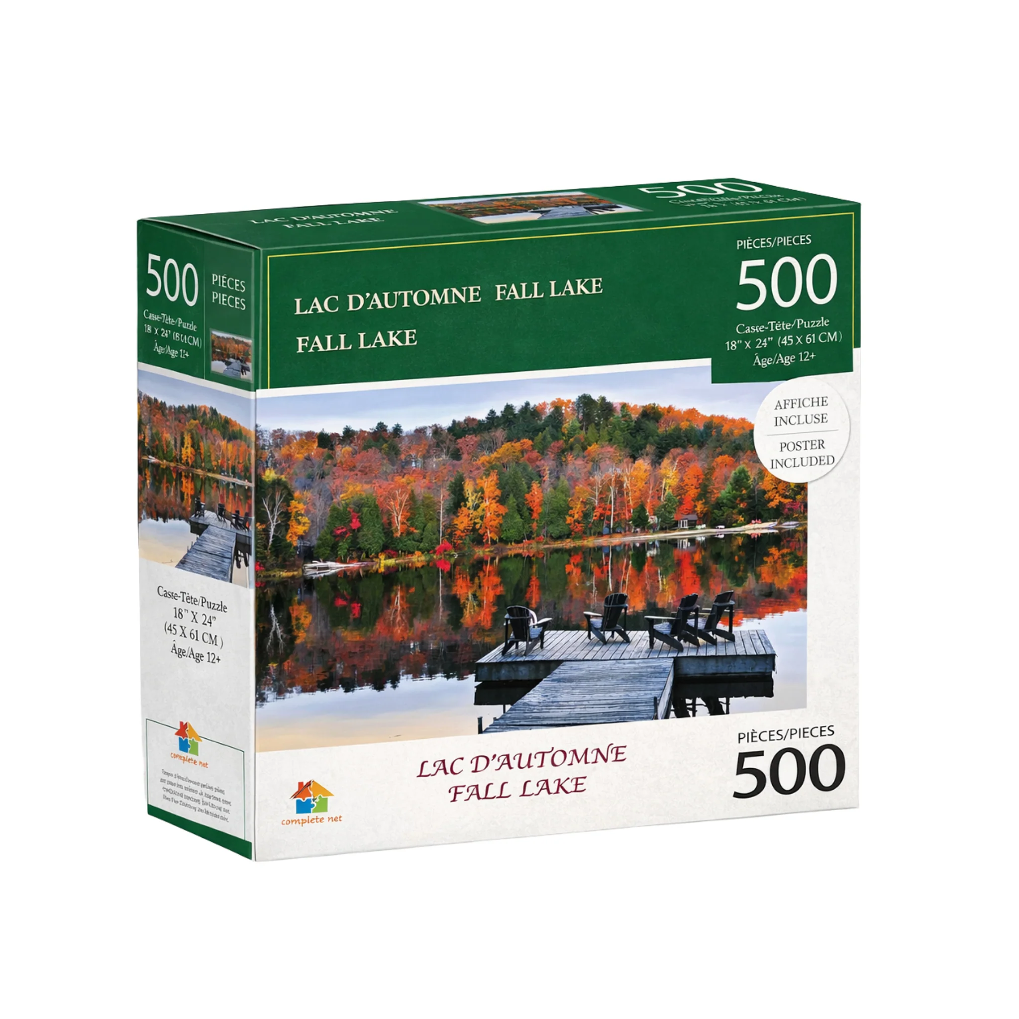 Premium Landscape & Animal Puzzle – 300, 500 or 1000 Pieces (Poster Included) - Image 34