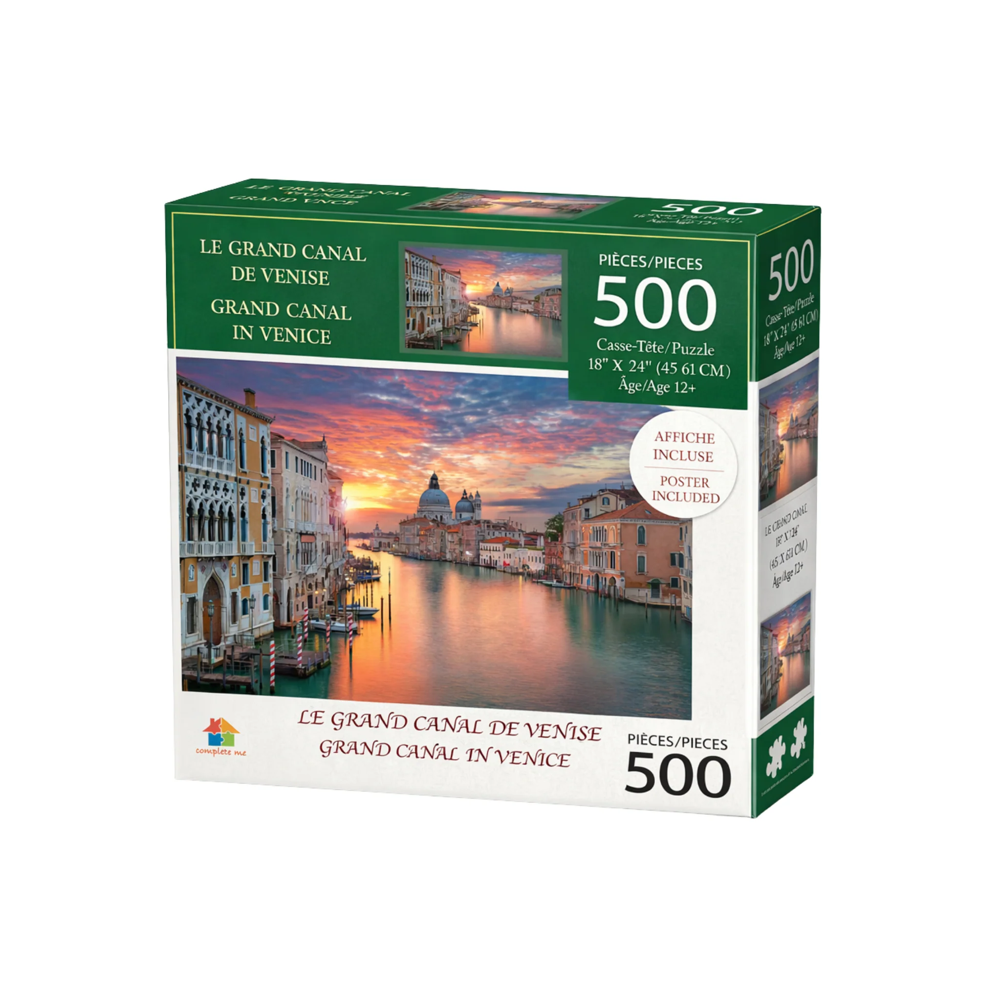 Premium Landscape & Animal Puzzle – 300, 500 or 1000 Pieces (Poster Included) - Image 9