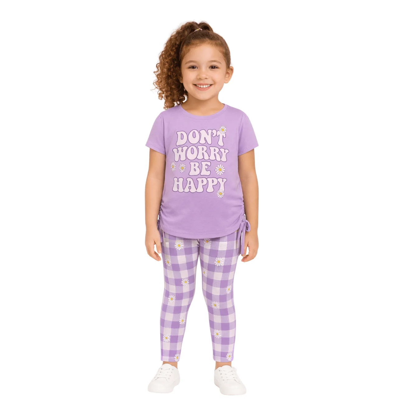 Printed Graphic Tee & Legging Set - Image 5