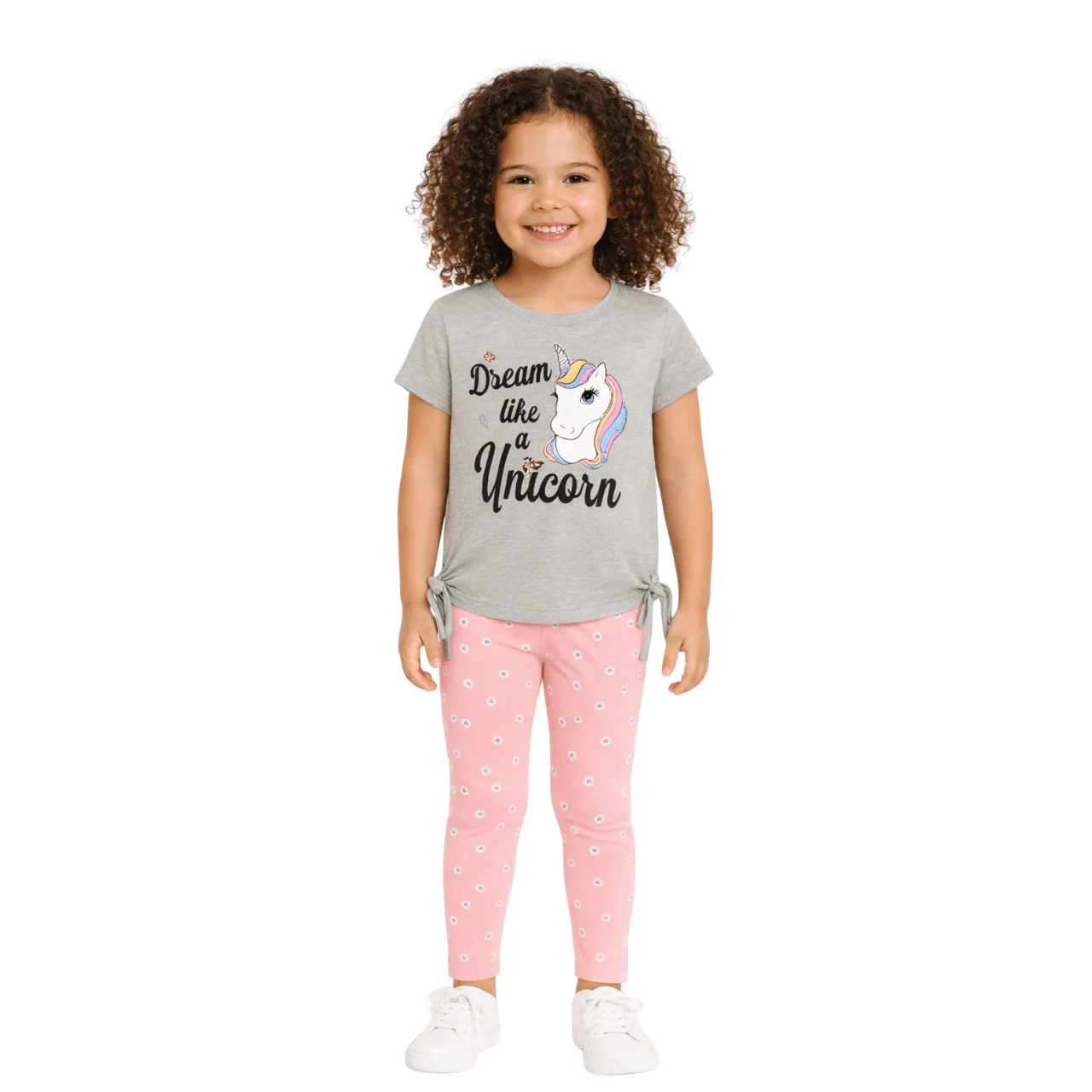 Printed Graphic Tee & Legging Set - Image 9