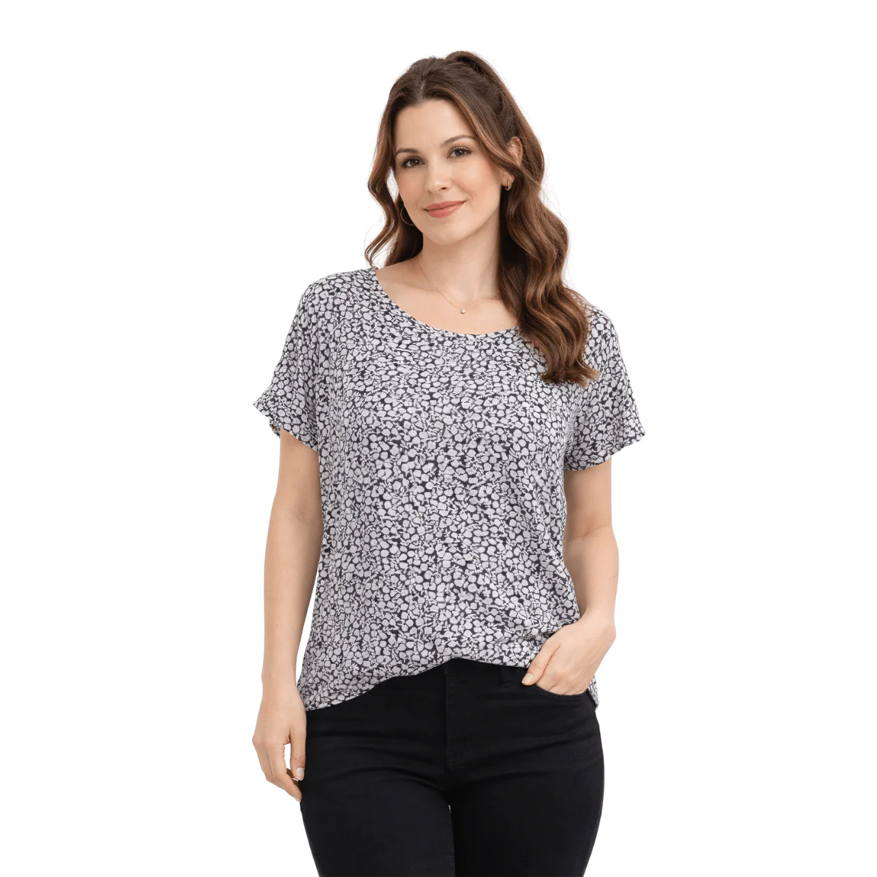 Printed Relaxed Fit Tee - Image 2