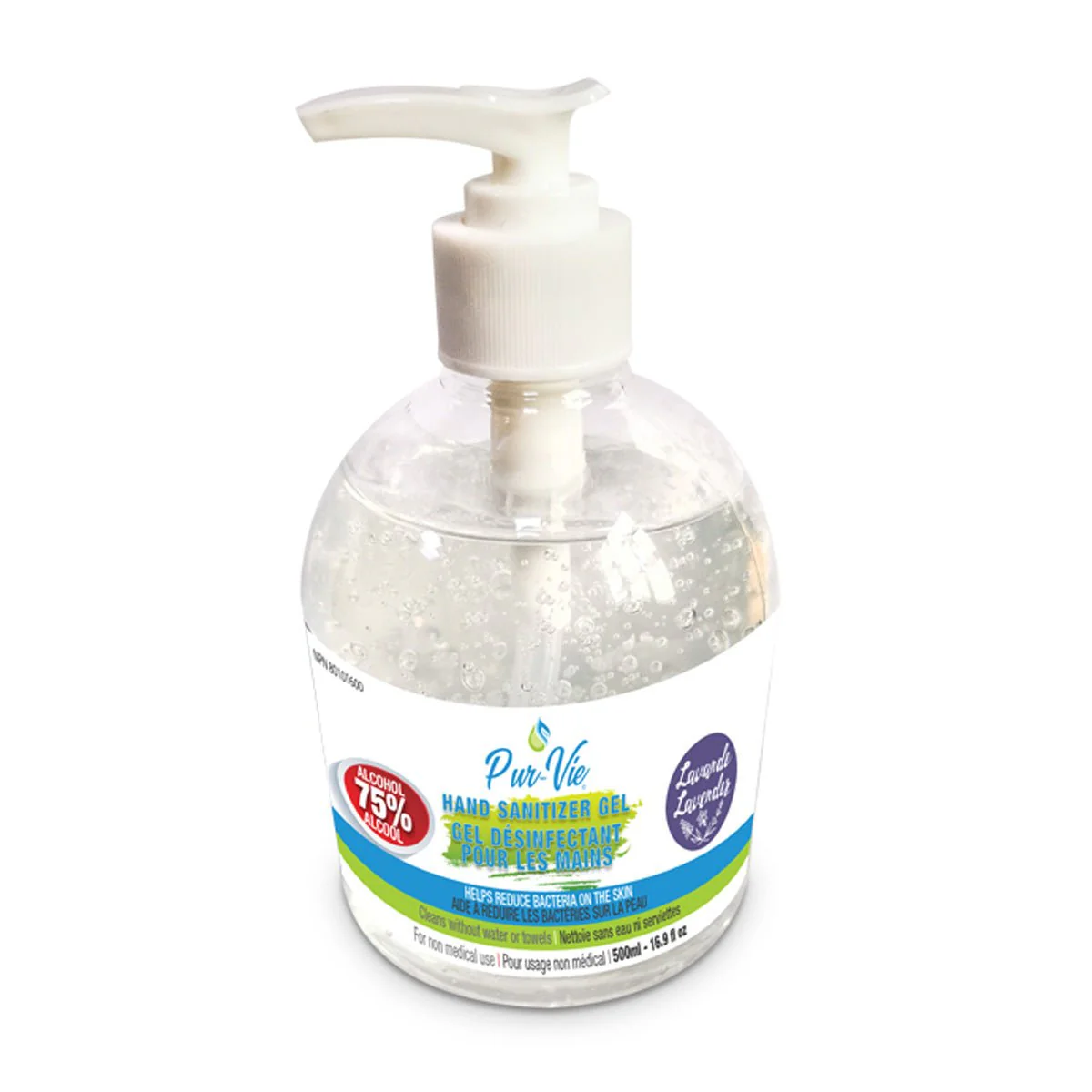 Pur Vie Lavender Hand Sanitizer 500Ml