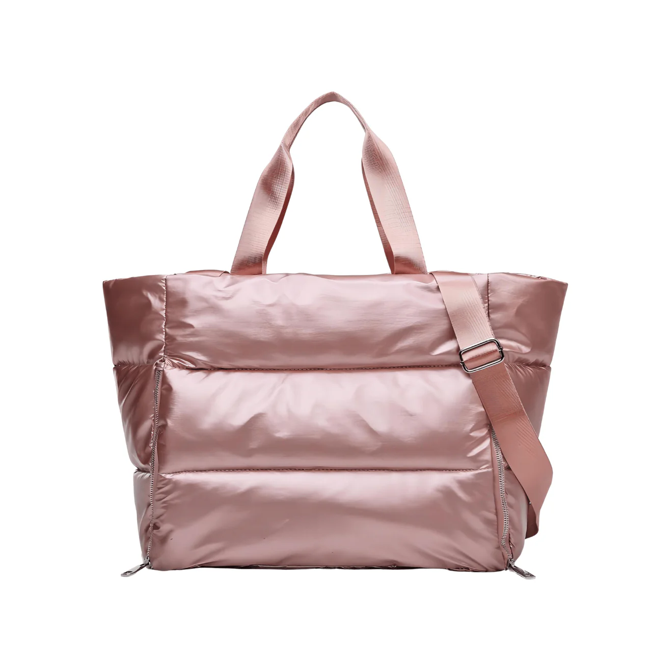Quilted Oversized Utility Tote Bag