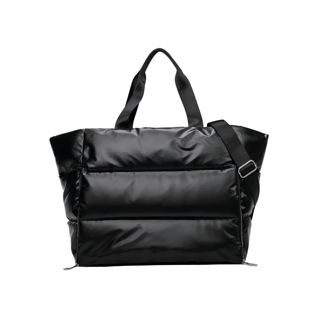 Quilted Oversized Utility Tote Bag - Image 2