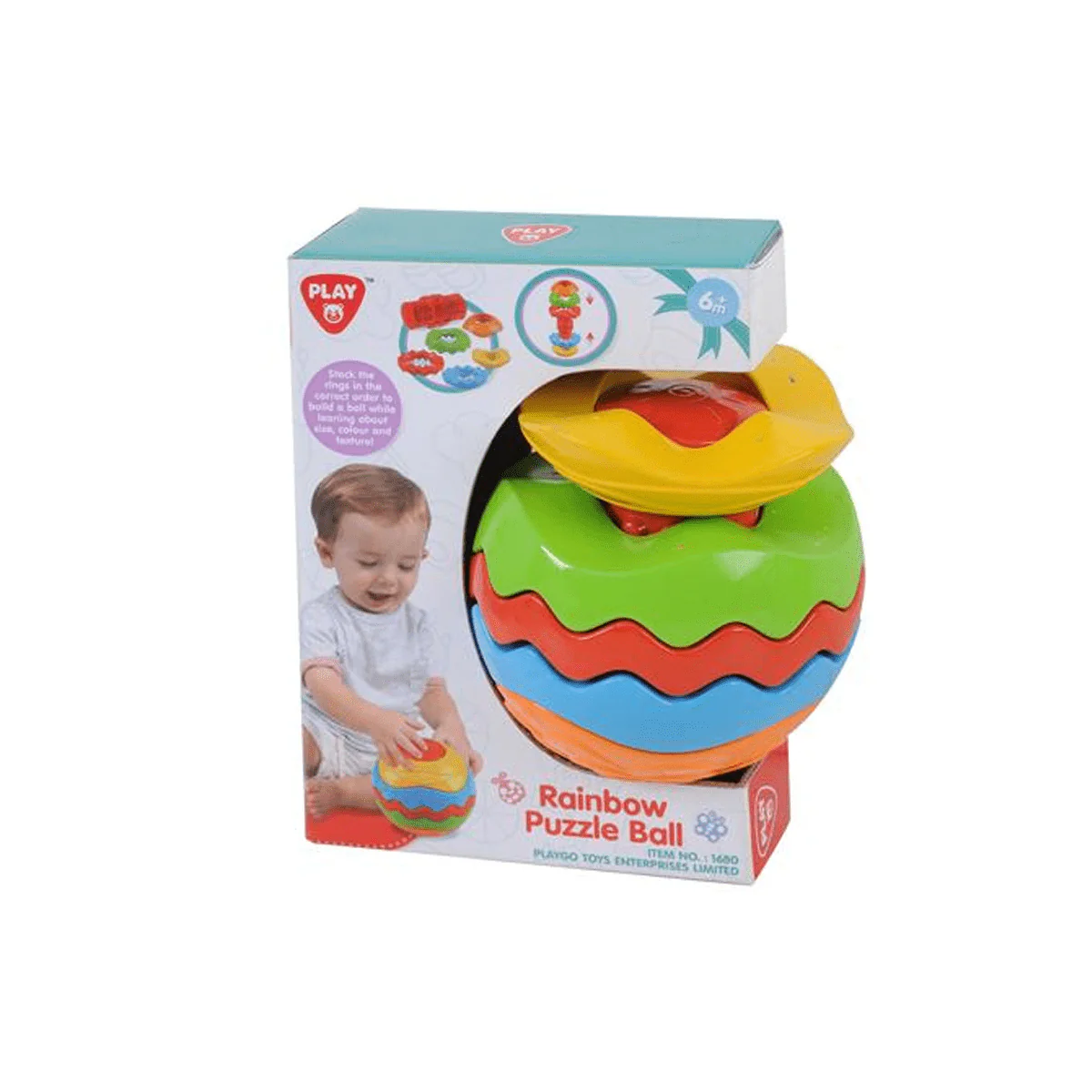 Rainbow Puzzle Ball - Image 2