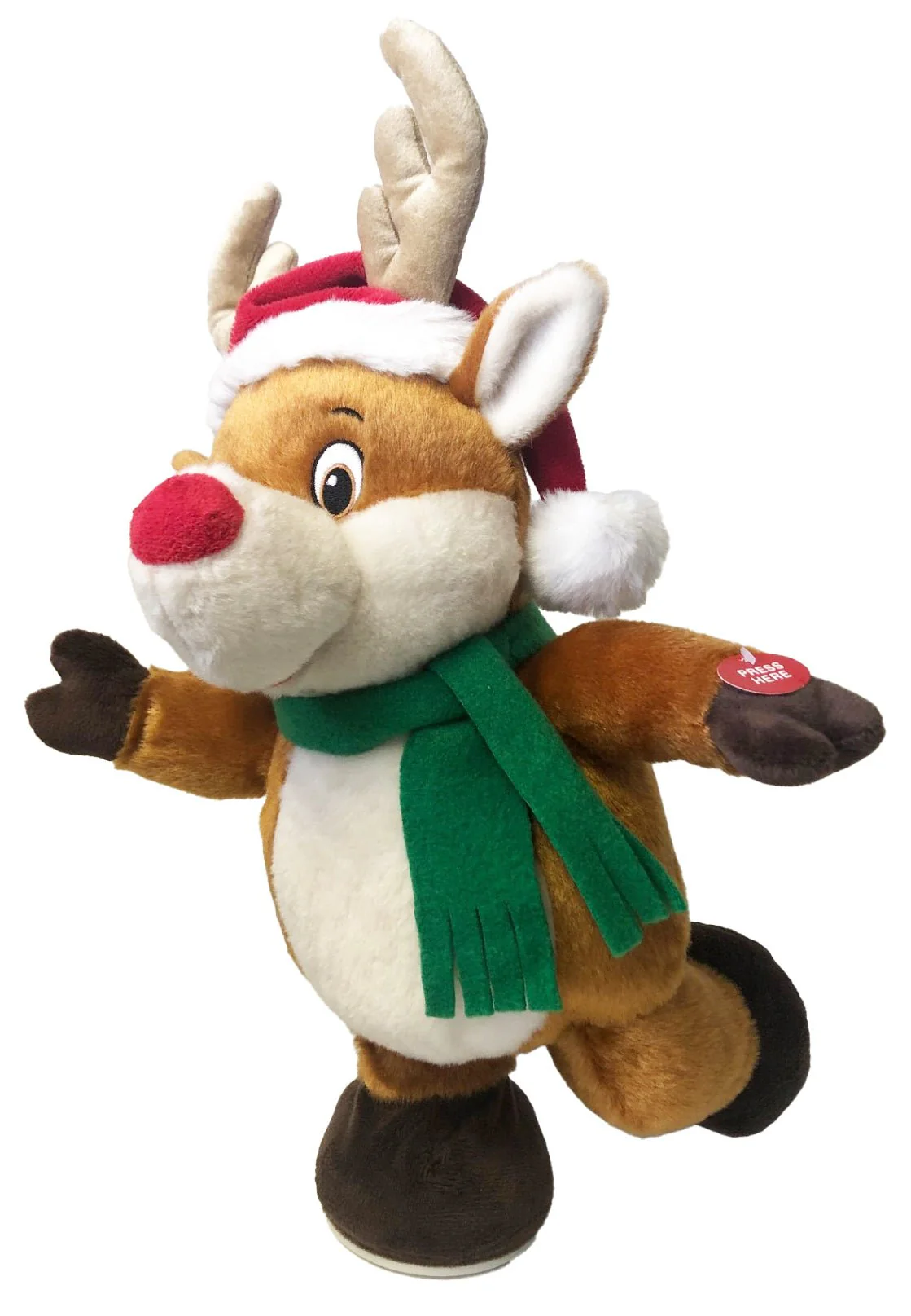 Animated Spinning & Singing Reindeer