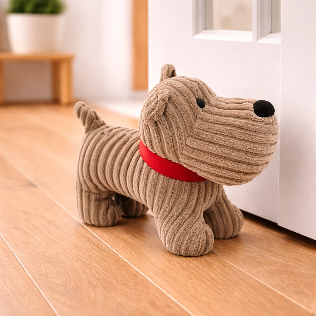 Ribbed Dog Fabric Door Stopper - Image 2
