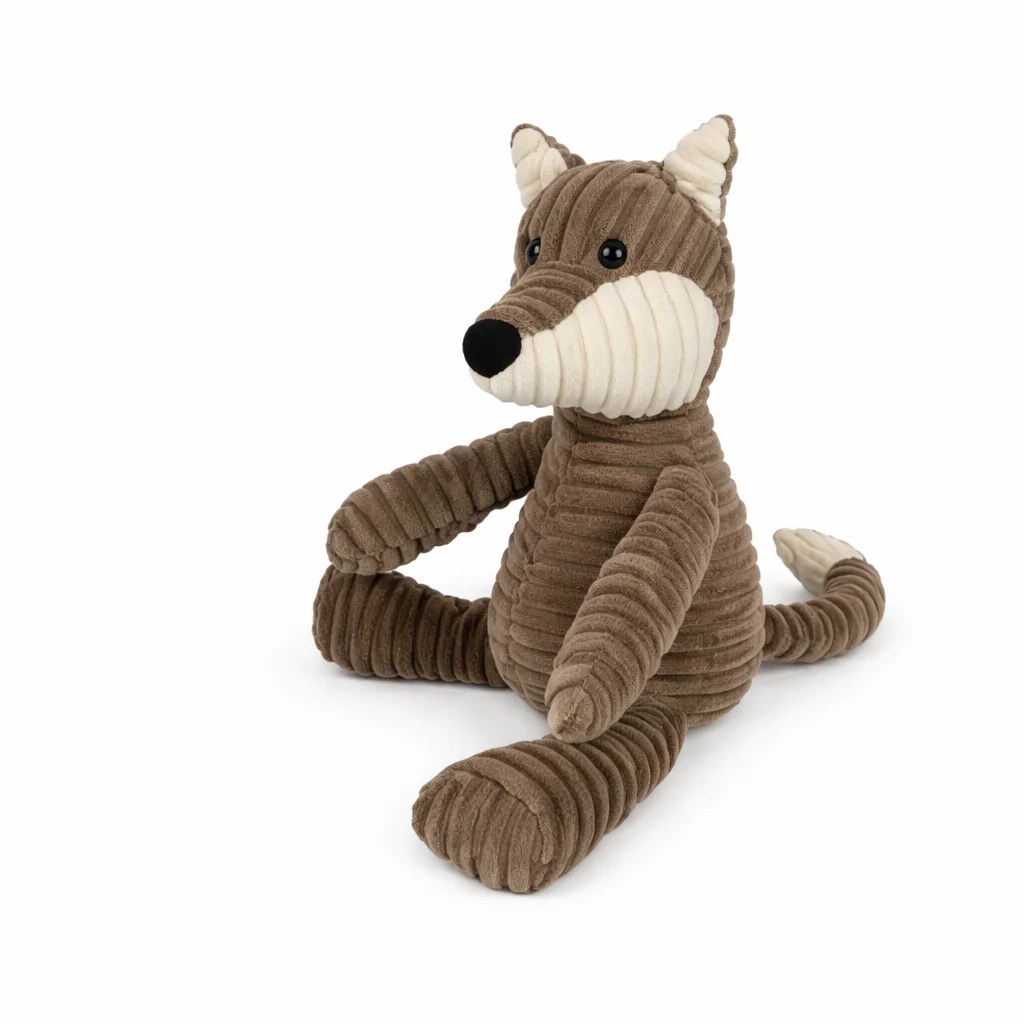 Ribbed Fox Fabric Door Stopper
