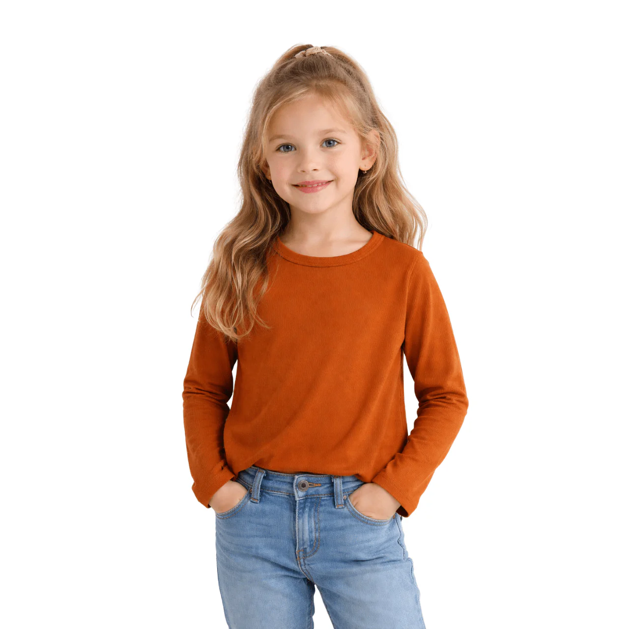Ribbed Long Sleeve Essential Tee - Image 3