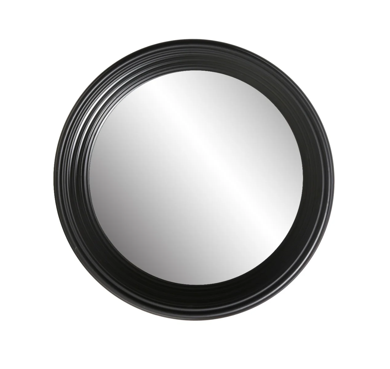 Ribbed Round Mirror