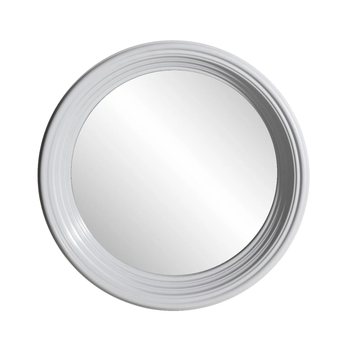 Ribbed Round Mirror - Image 2