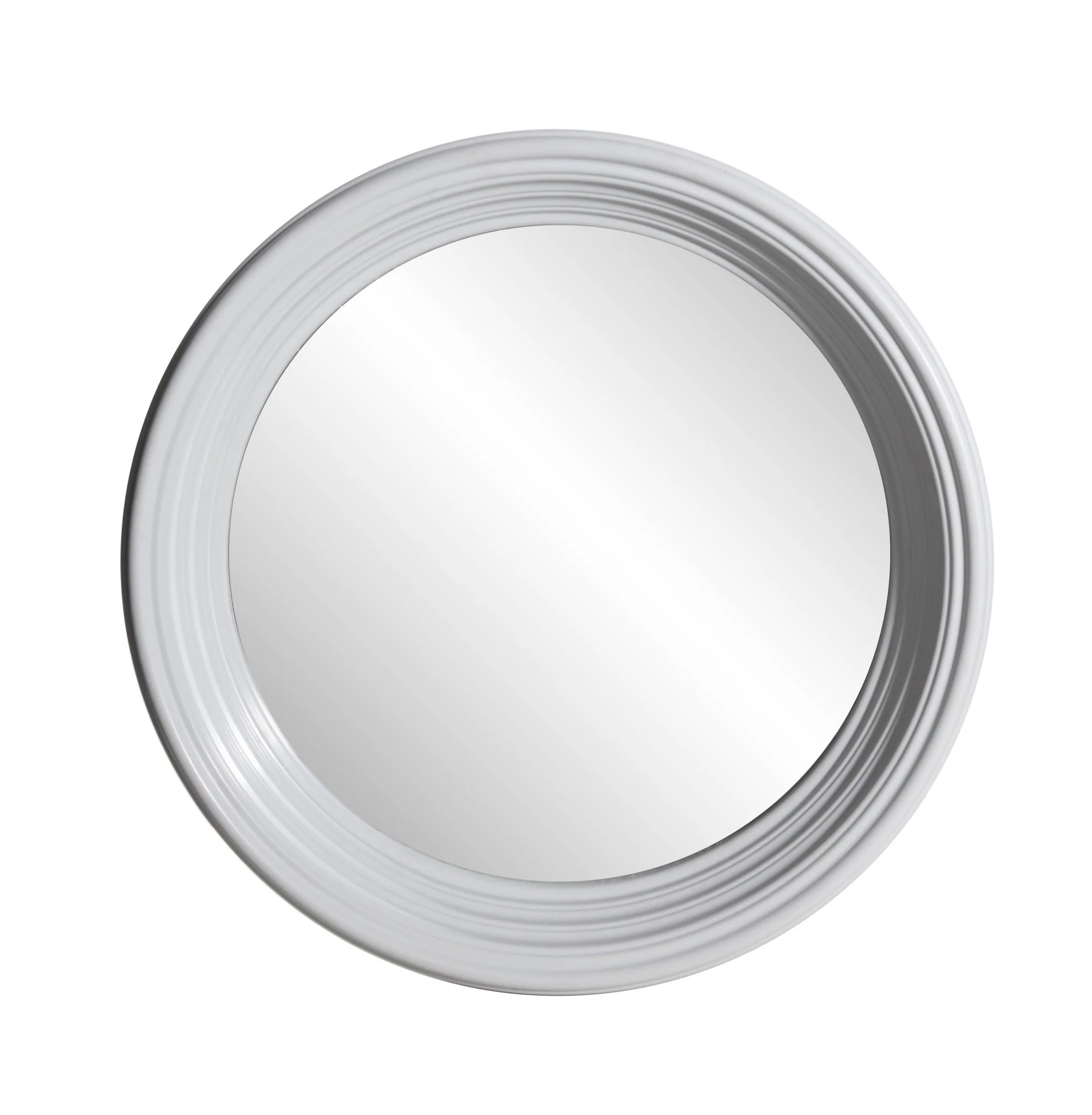Ribbed Round Mirror - Image 3