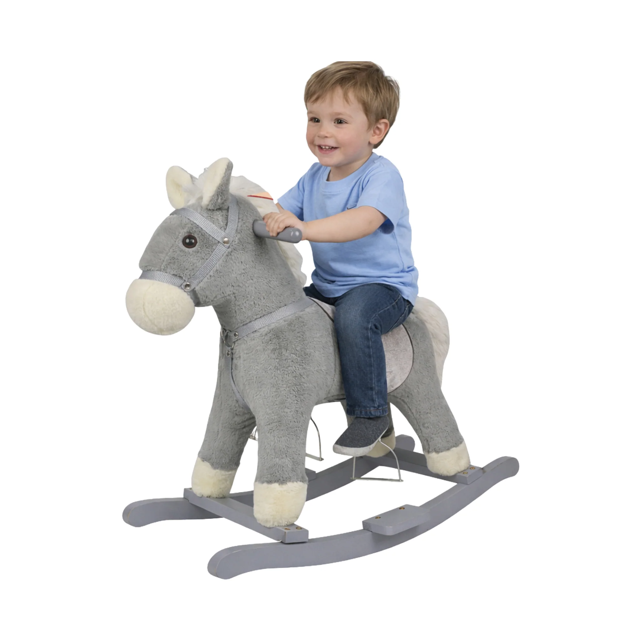 ROCKING PONY WITH HORSE SOUND (64X34X60CM) - Image 2