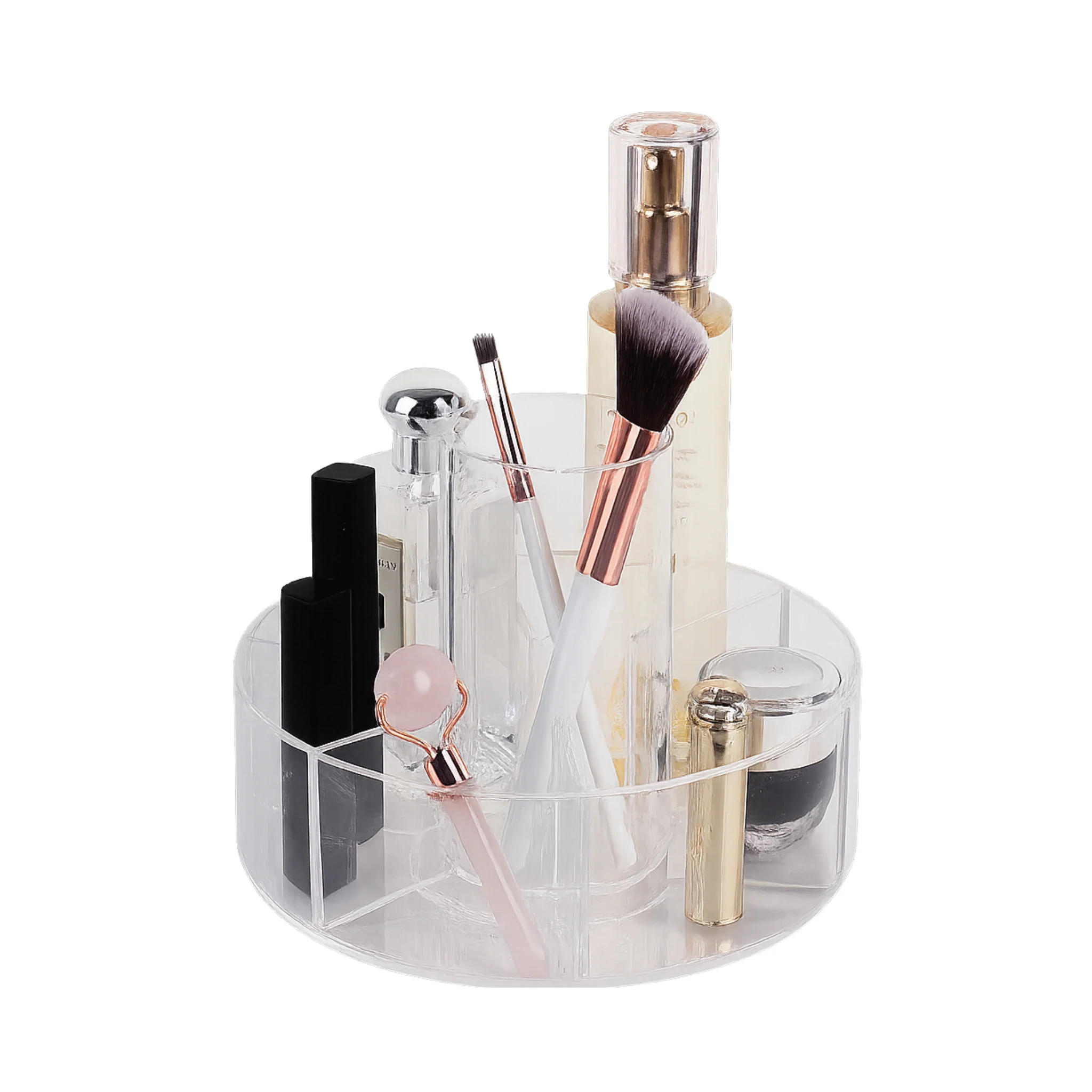 Rotating Clear Acrylic Makeup Organizer
