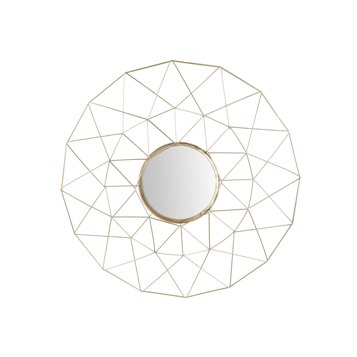 Mirror Round Geo Gold 60X60 - Image 2