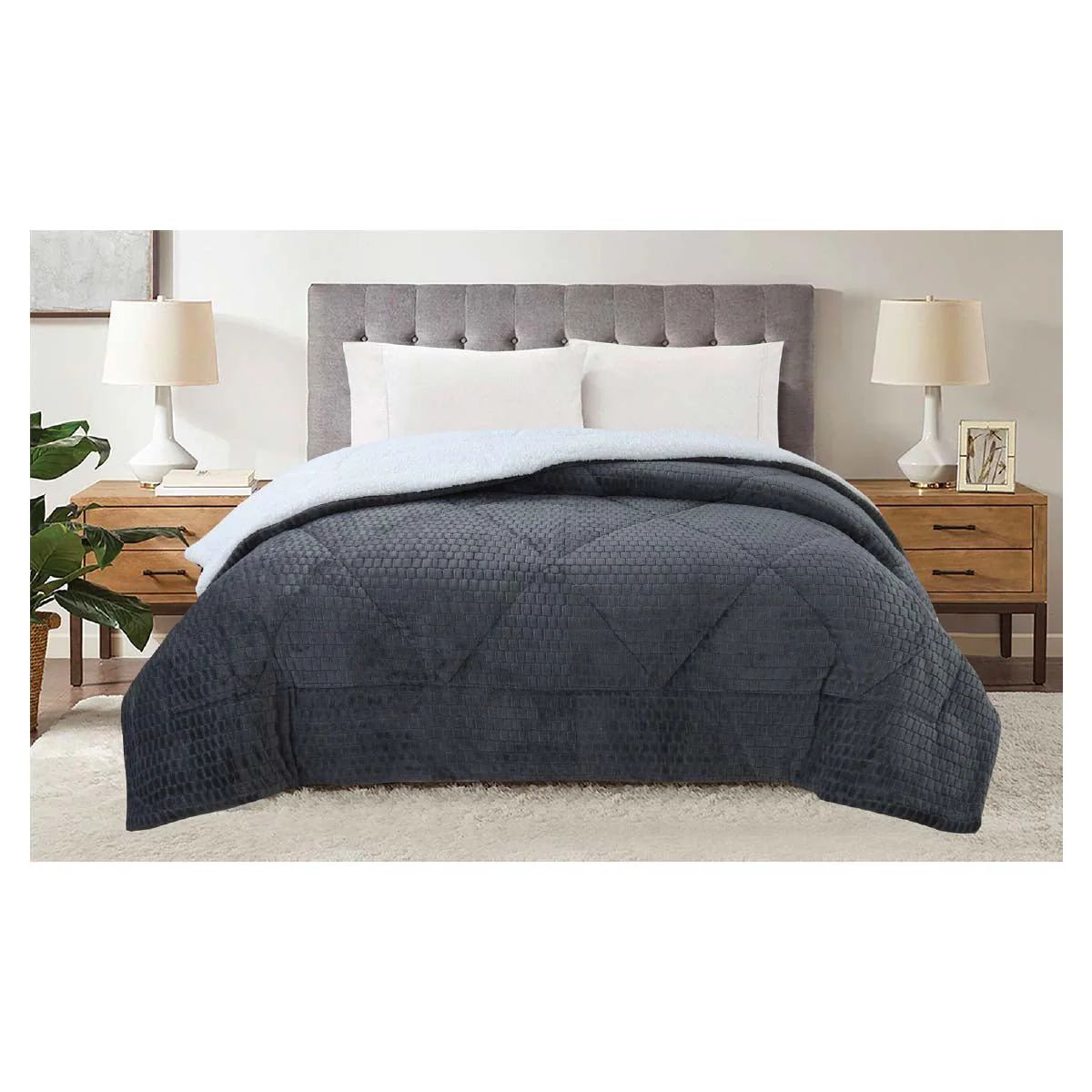 Rustic Cabin - LIMOGE Plush Comforter - Image 3