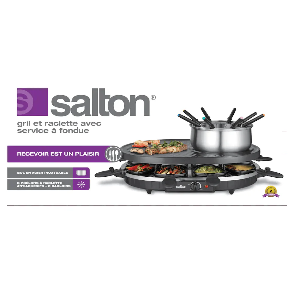 Salton | Fondue and Raclette Grill Serving Set - Image 4