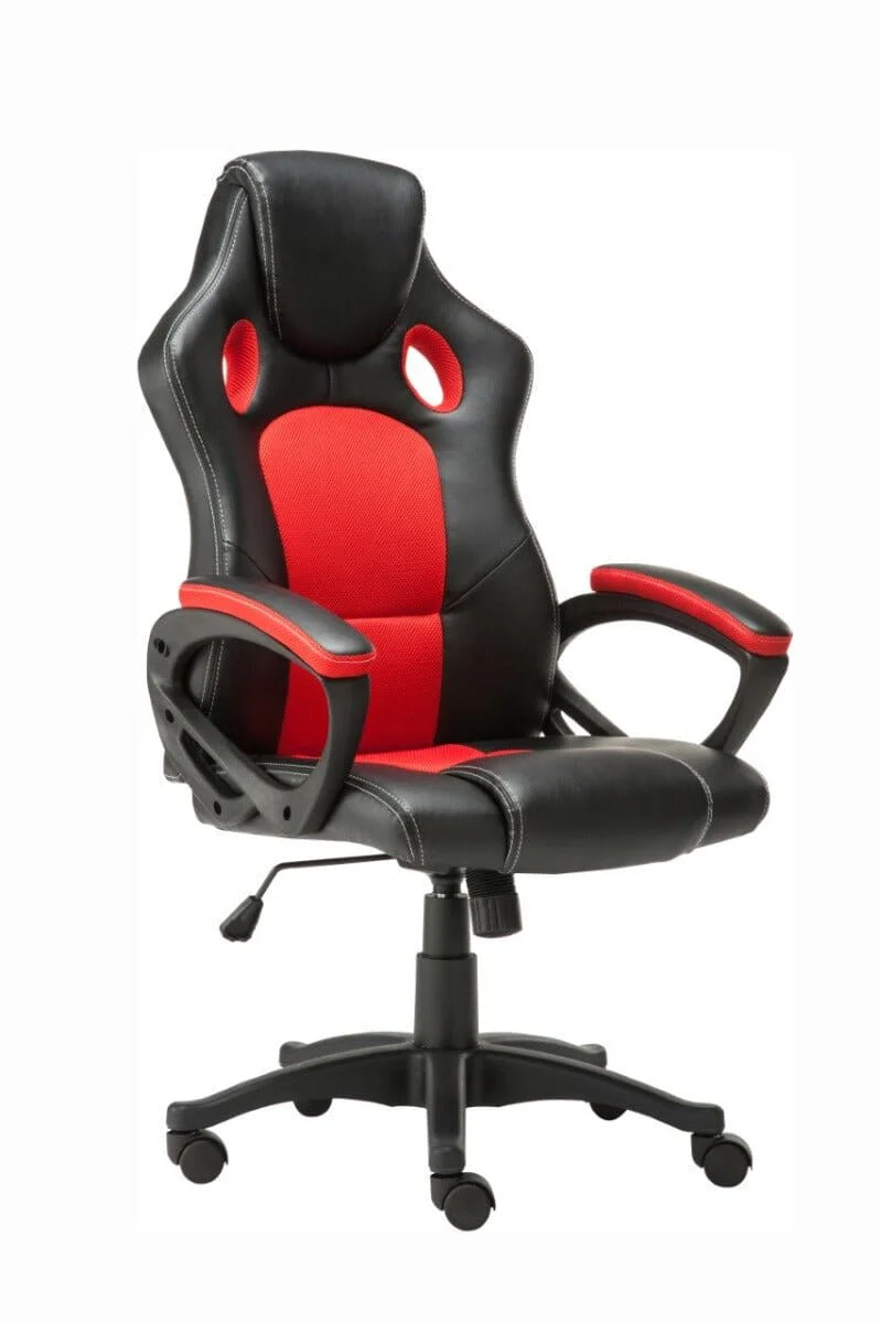 Sandra Venditti - Faux Leather Racer Office Chair - Image 3