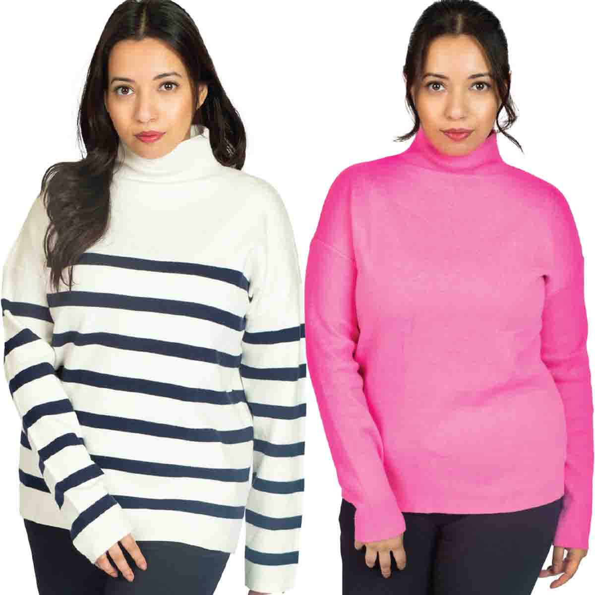 Seamless Mock Neck Sweater - Image 2