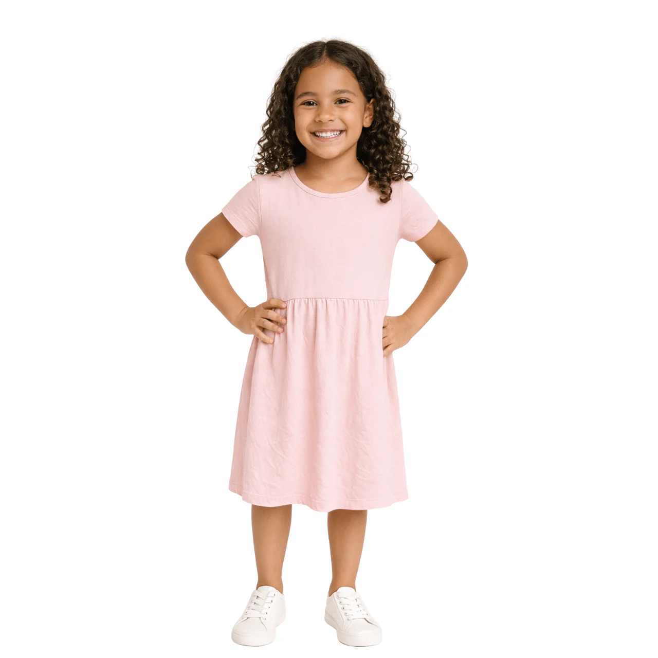 Soft Jersey Short Sleeve Dress