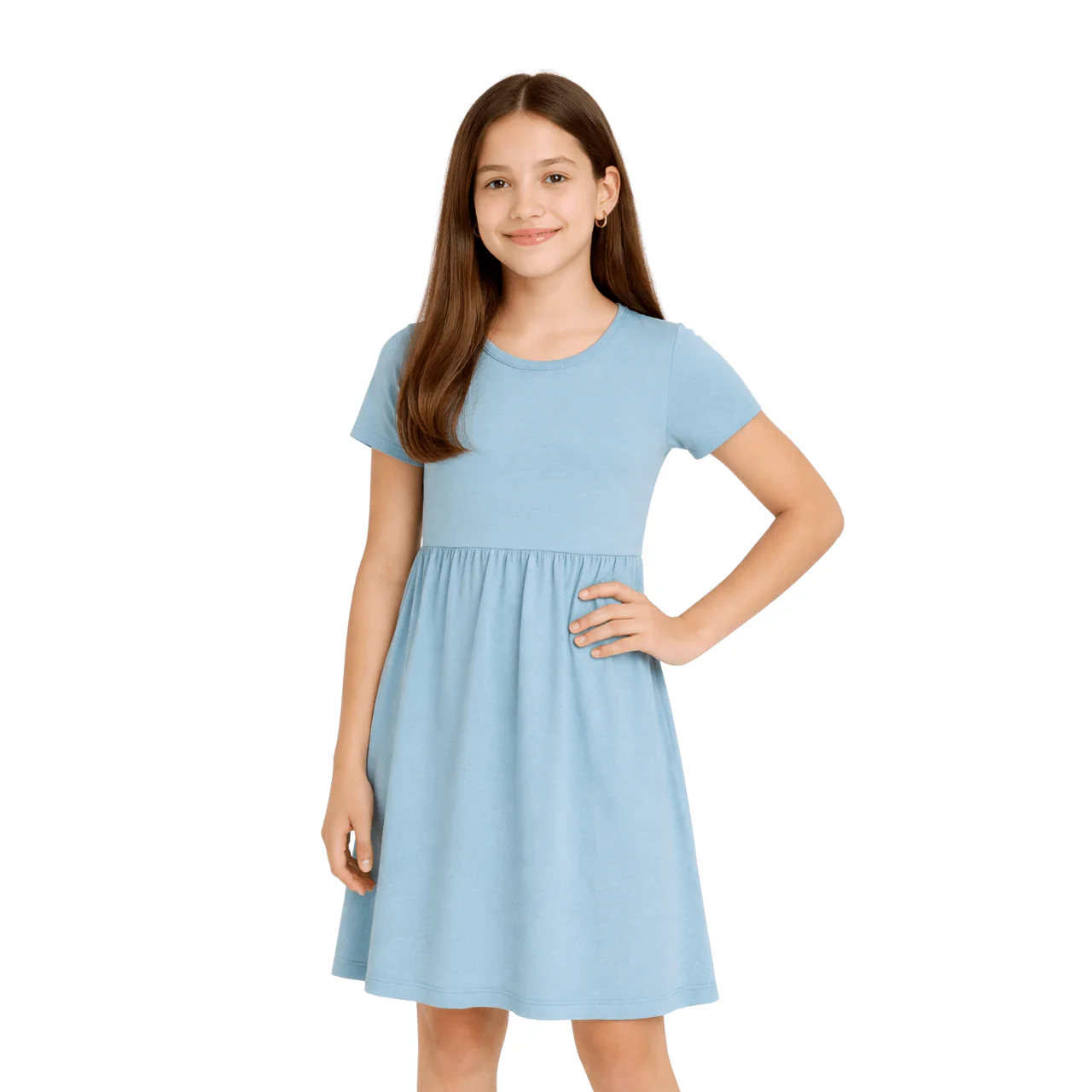 Soft Jersey Short Sleeve Dress - Image 2