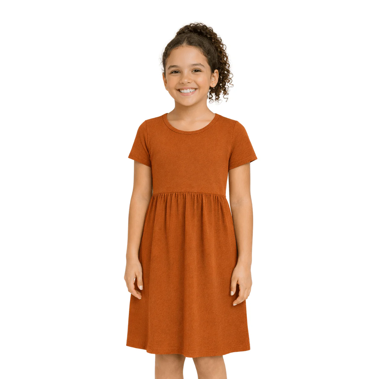 Soft Jersey Short Sleeve Dress - Image 3