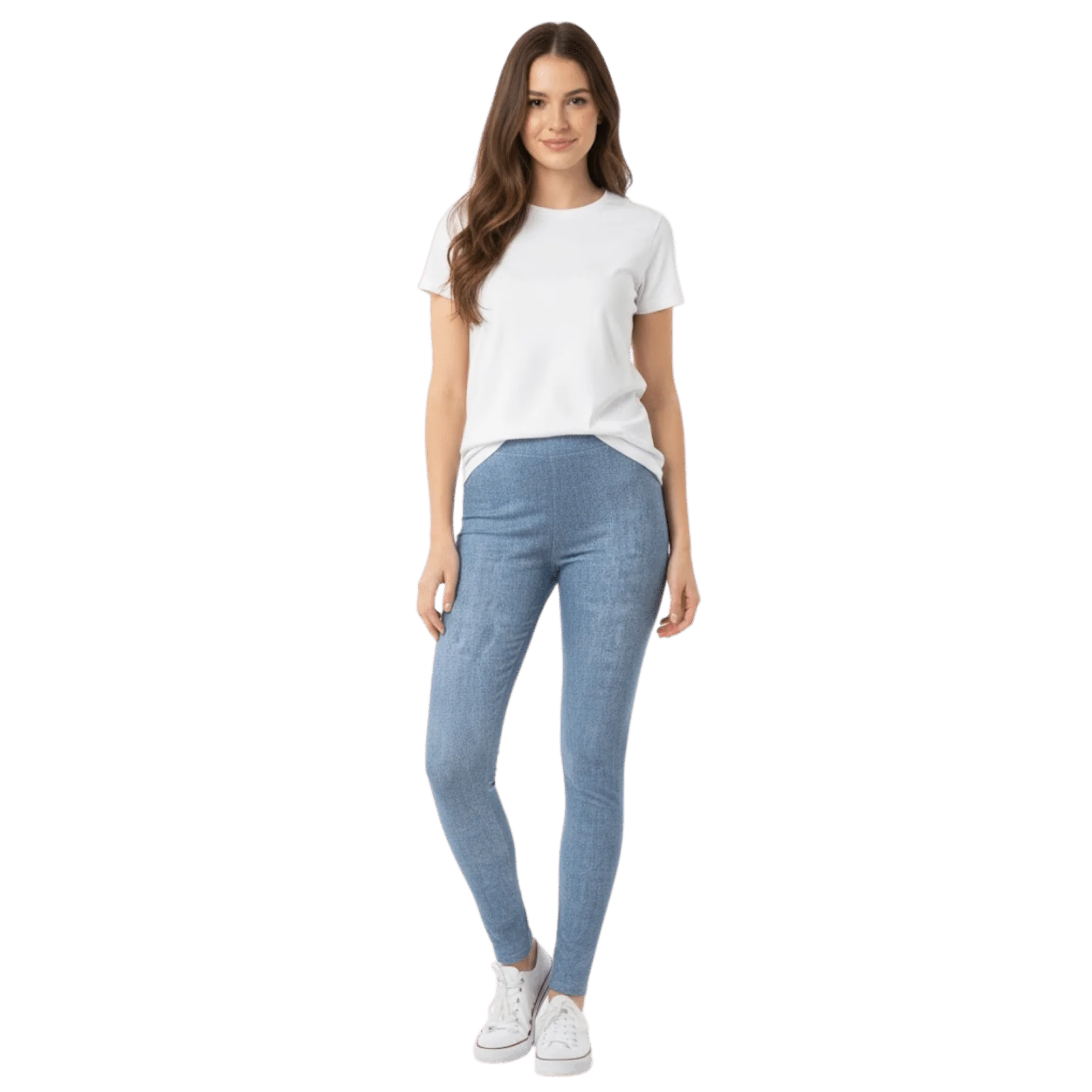 Soft Stretch Patterned Leggings - Image 4
