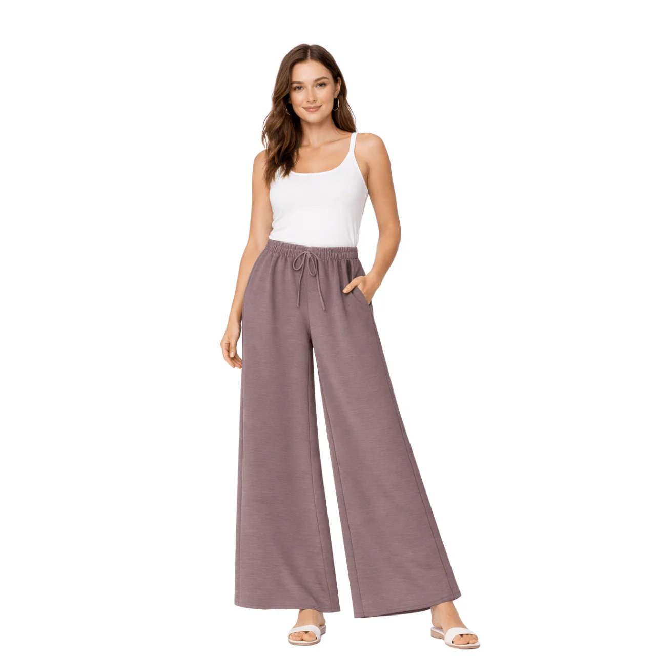Soft Touch Wide-Leg Lounge Pants