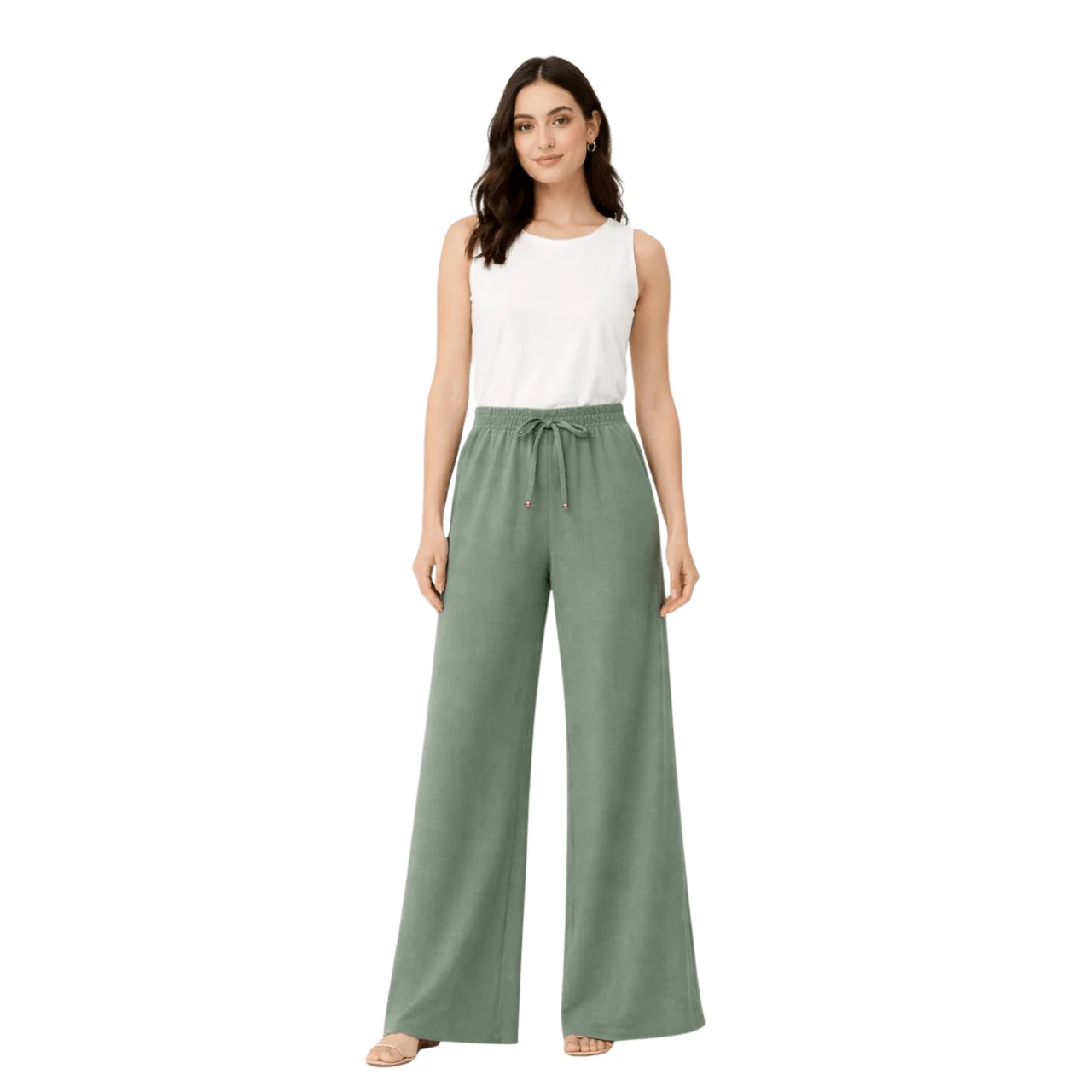 Soft Touch Wide-Leg Lounge Pants - Image 4