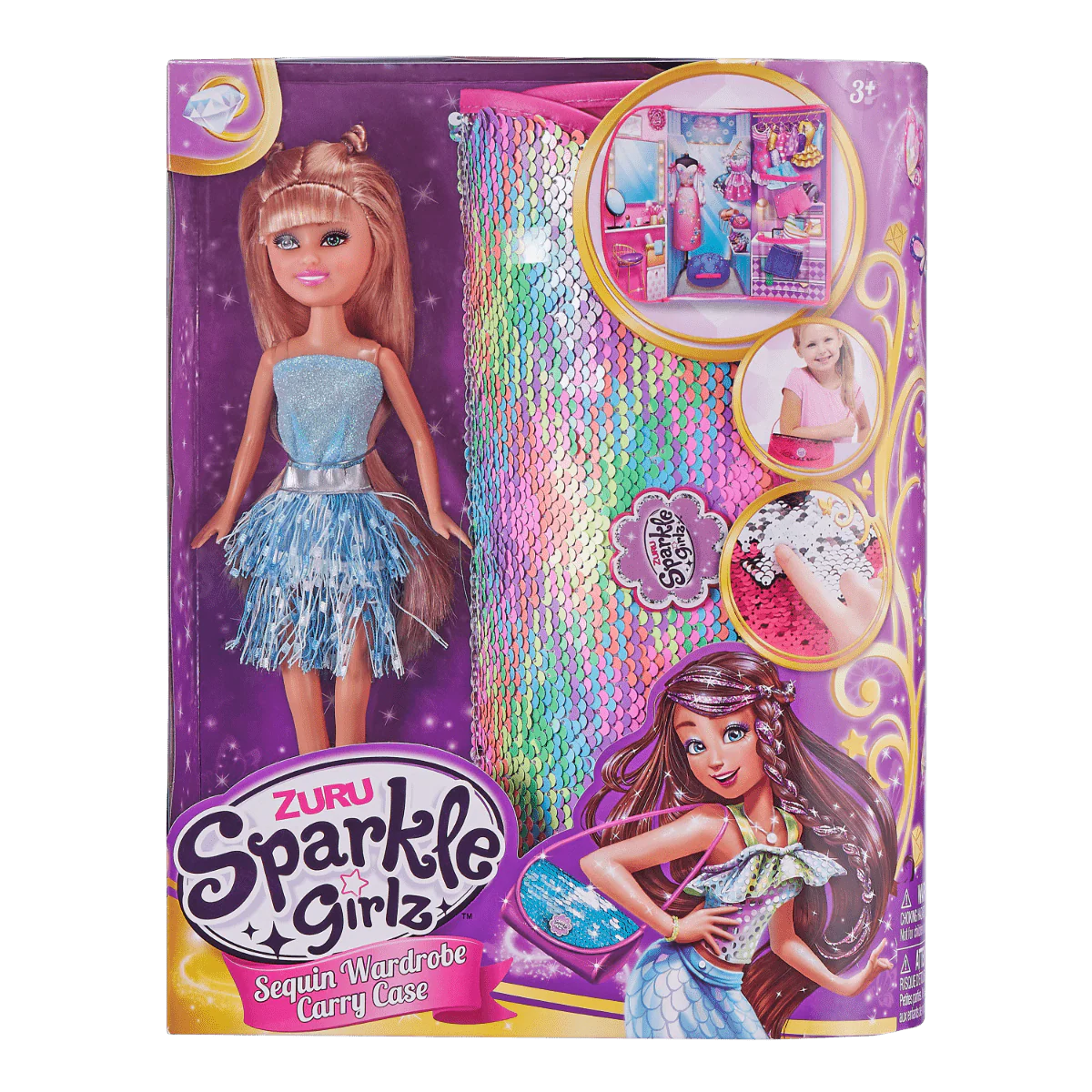 Sparkle Girlz Playset Dolls W/carrying Case - Image 10