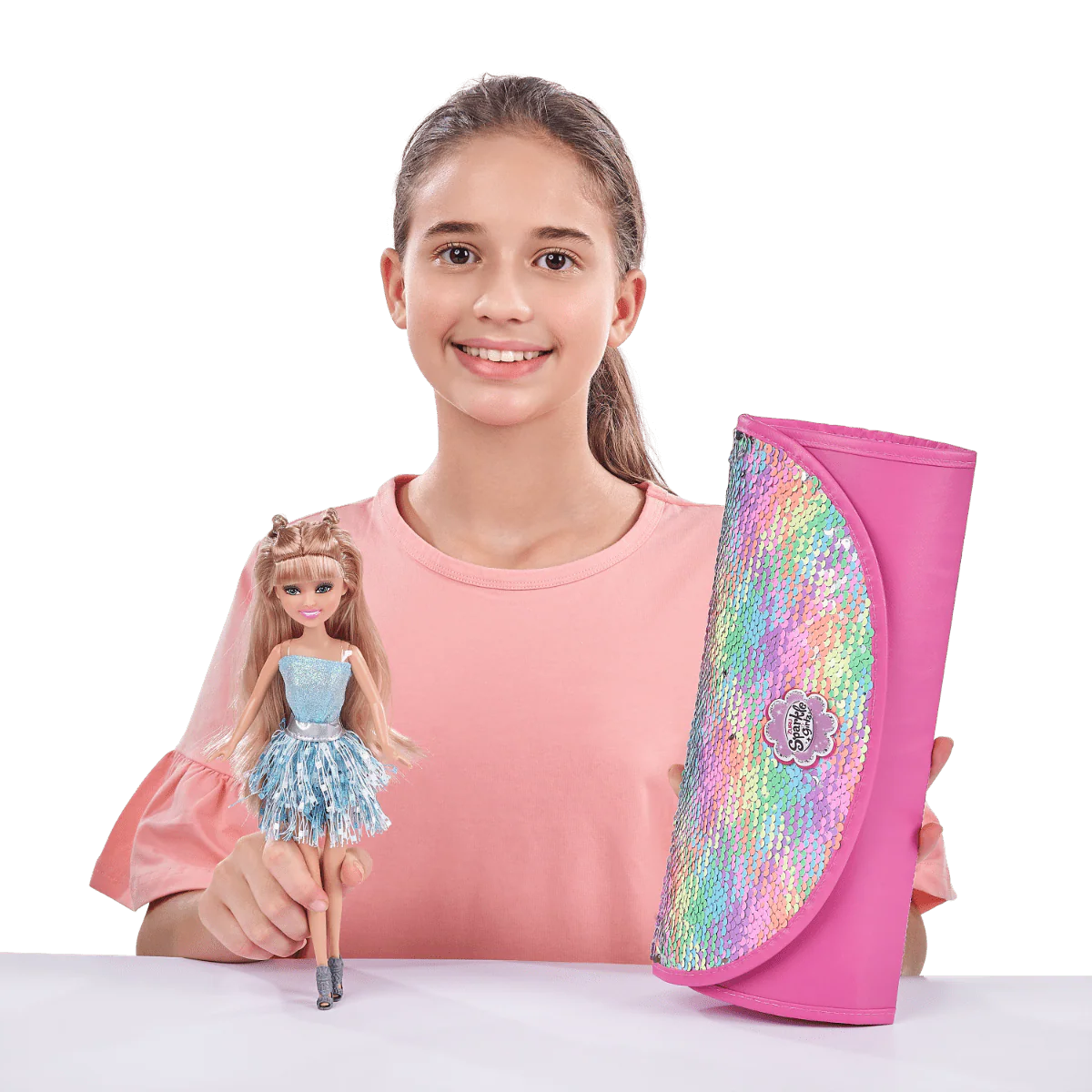 Sparkle Girlz Playset Dolls W/carrying Case - Image 2