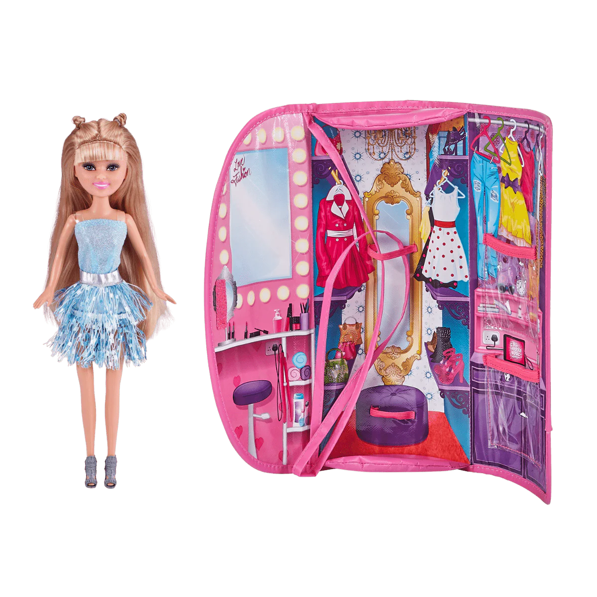Sparkle Girlz Playset Dolls W/carrying Case - Image 7