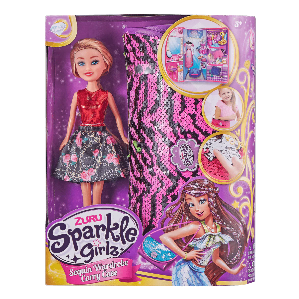 Sparkle Girlz Playset Dolls W/carrying Case - Image 9