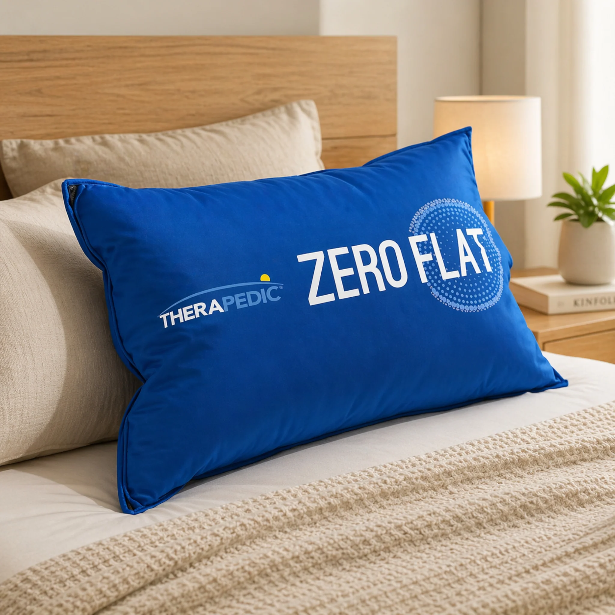 Standard Zero Flat Pillow Back Or Side Sleeper