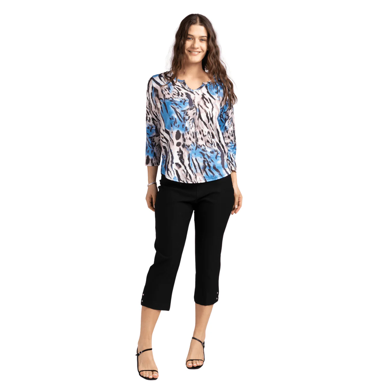 Stretch Pull-On Capri Pants - Image 3