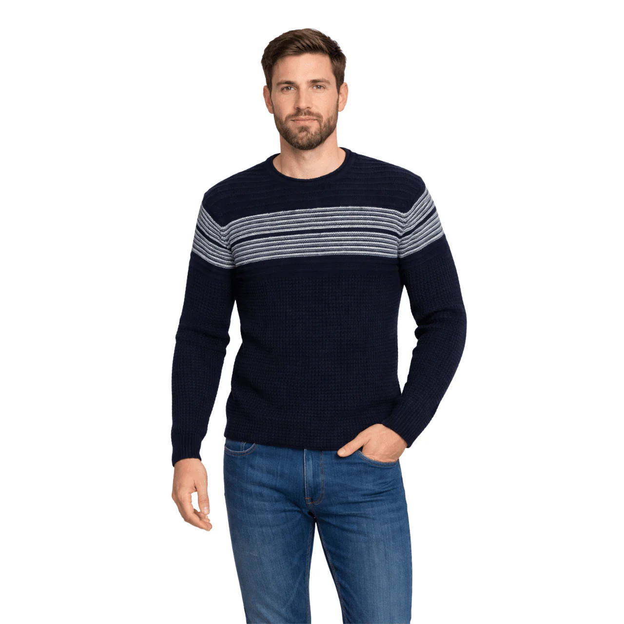 Striped Knit Sweater