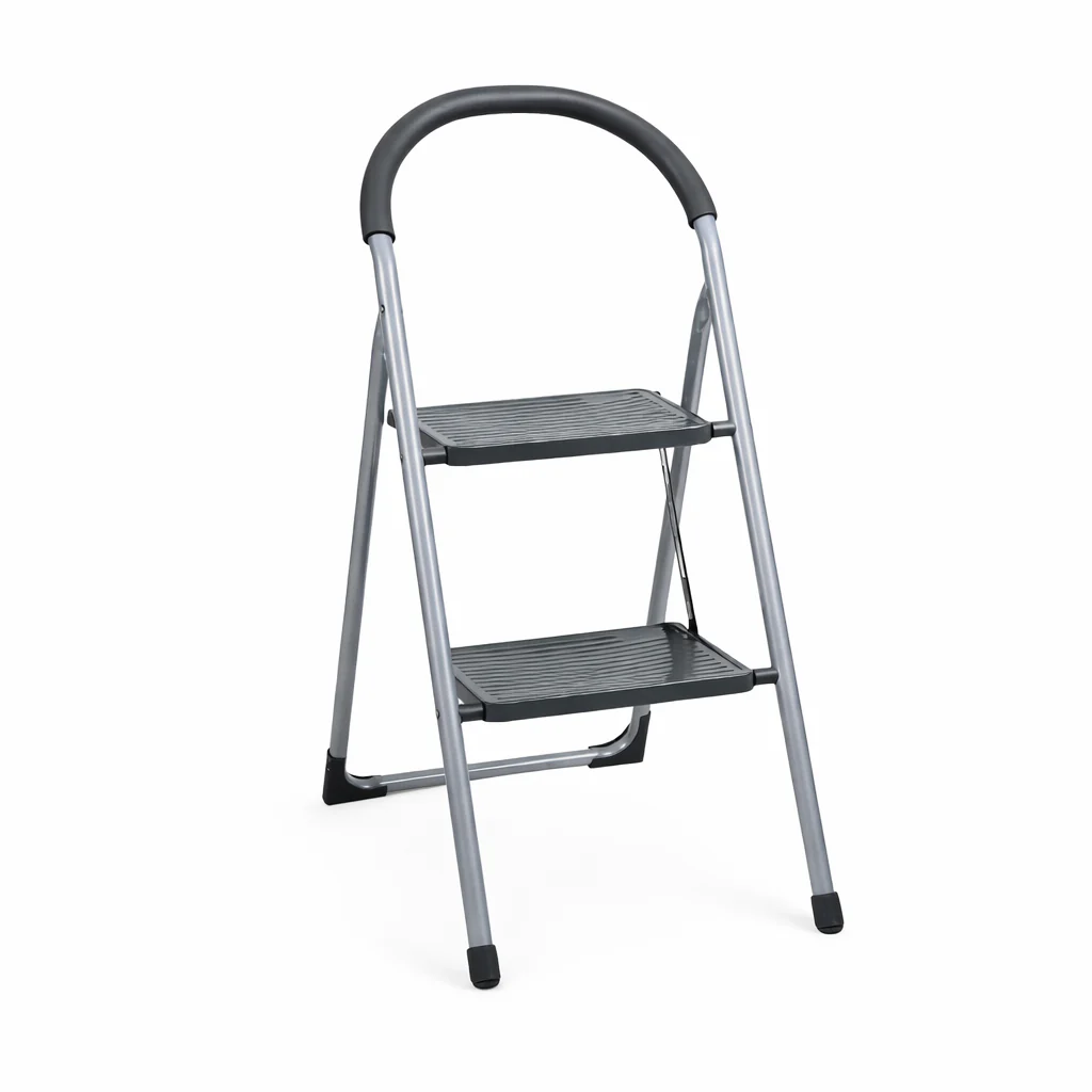 STUDIO 707 - 2-Step Metal Folding Step Stool - Image 2