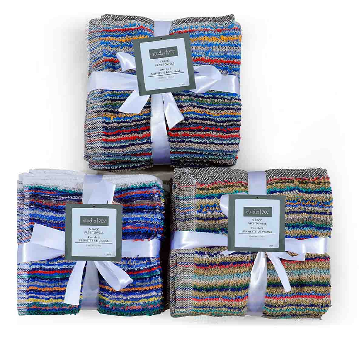 STUDIO 707 -35Gsm 5Pack Face Towels