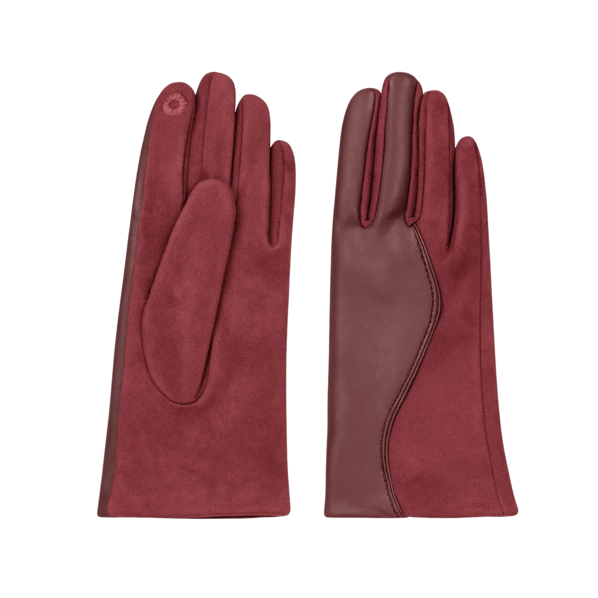 Suede-Effect Touchscreen Gloves