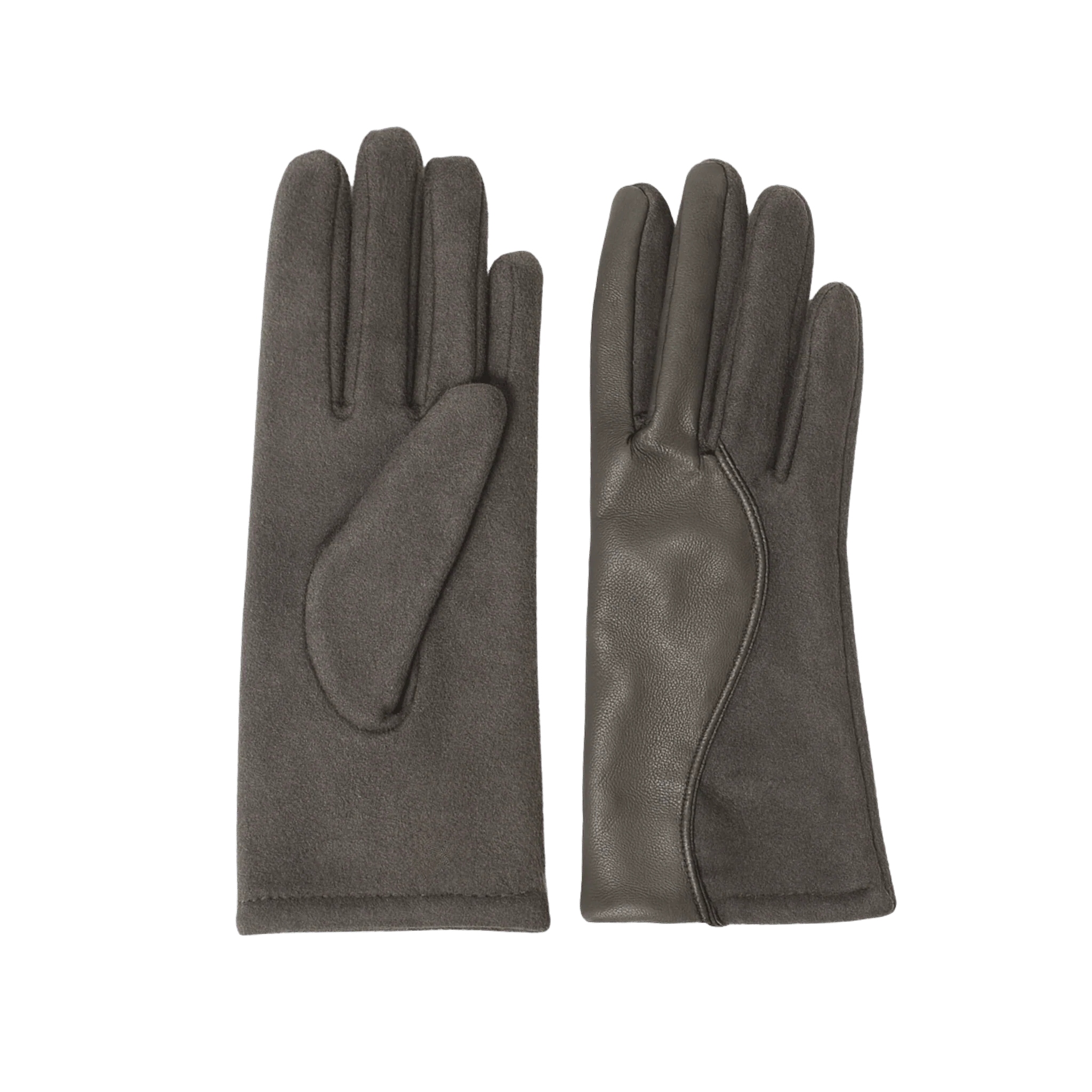 Suede-Effect Touchscreen Gloves - Image 2