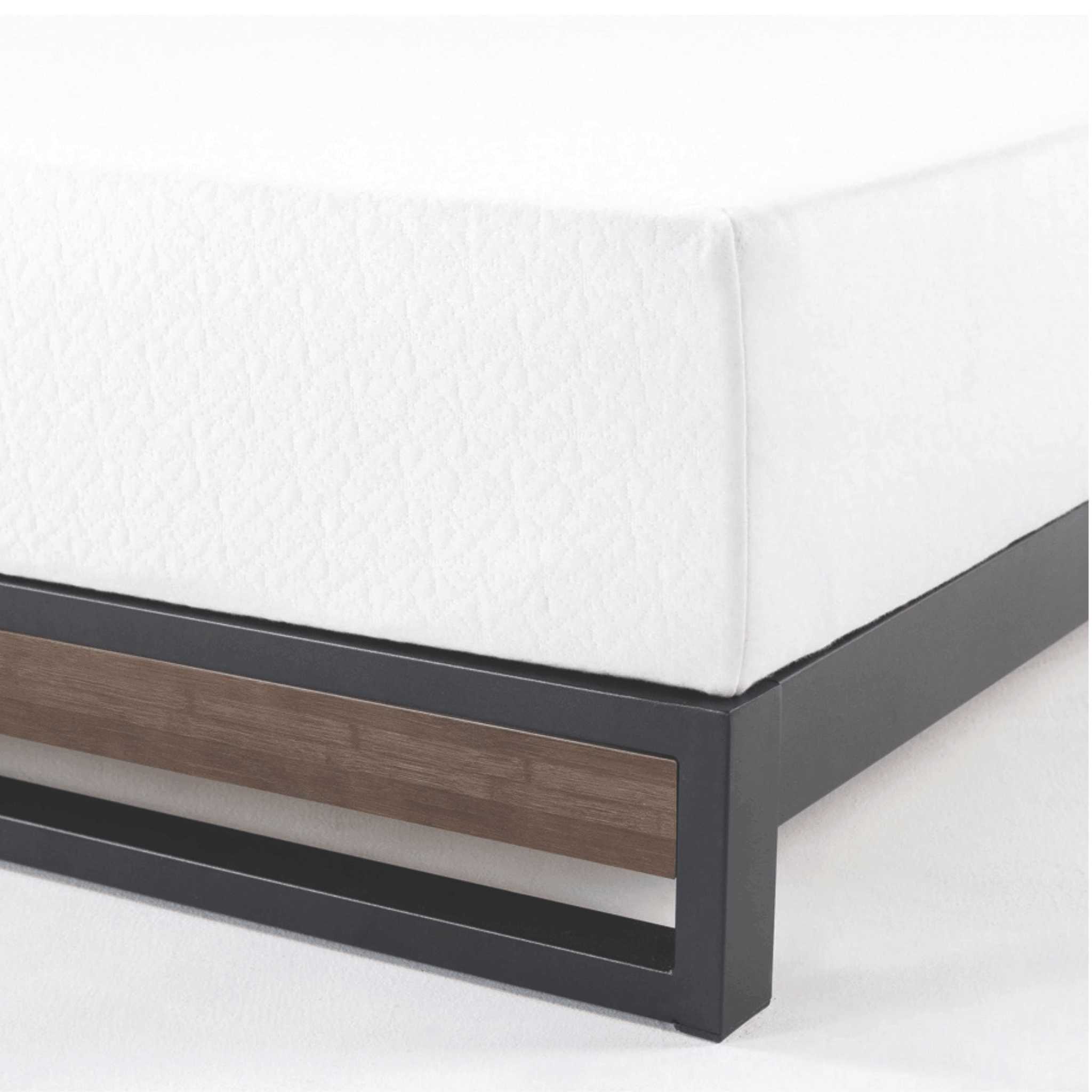 Suzanne Metal and Wood Platform Bed Frame - Image 2