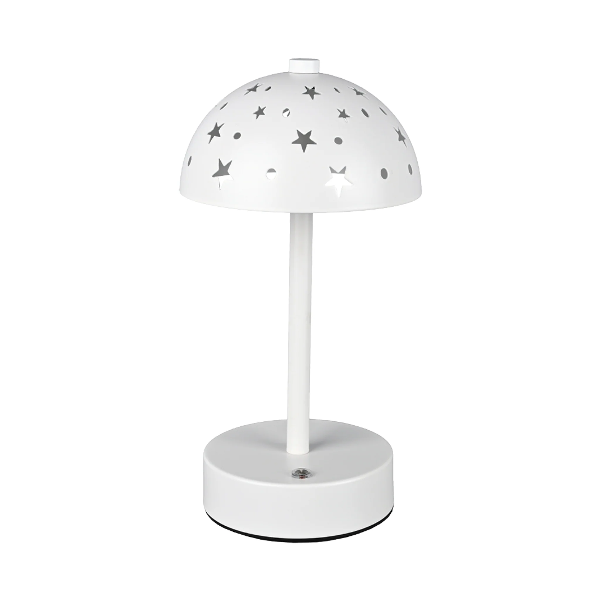 Table Lamp with USB Charger – Star Cutout Design (10–15 cm)