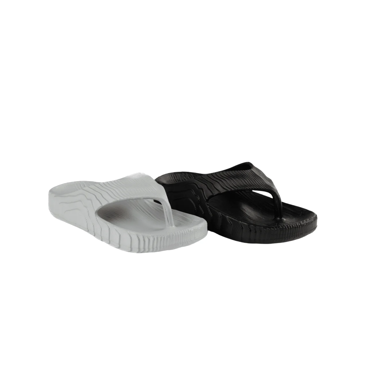 Textured Platform Flip-Flop Sandals - Image 3