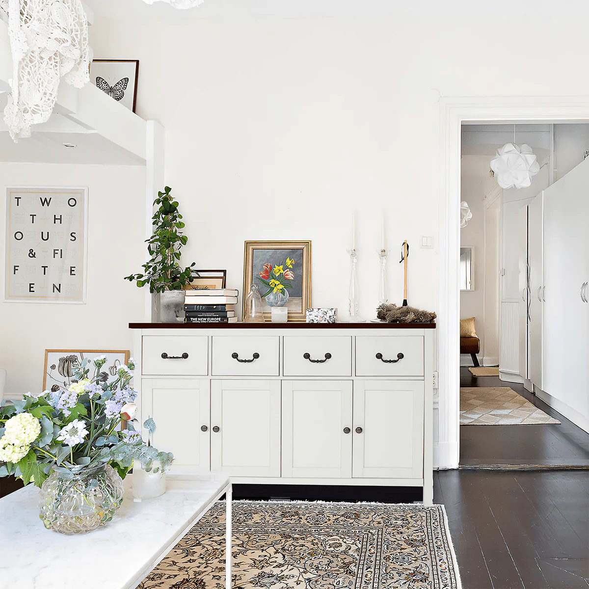 TOPRAK Buffet Table with Drawers