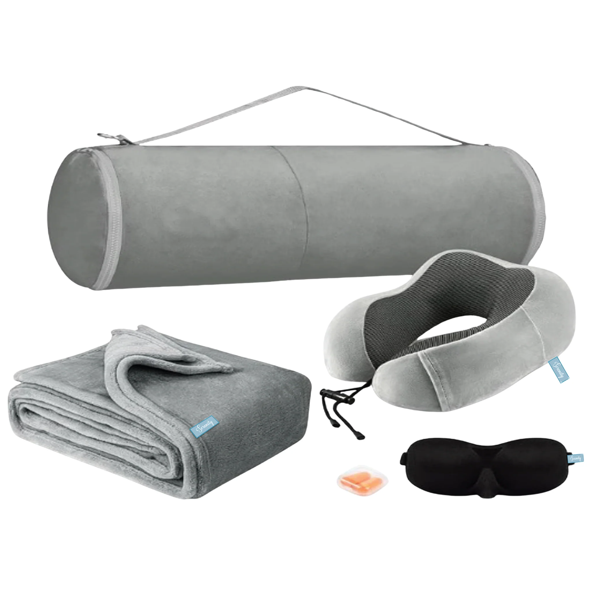 Travel Pillow and Blanket Set