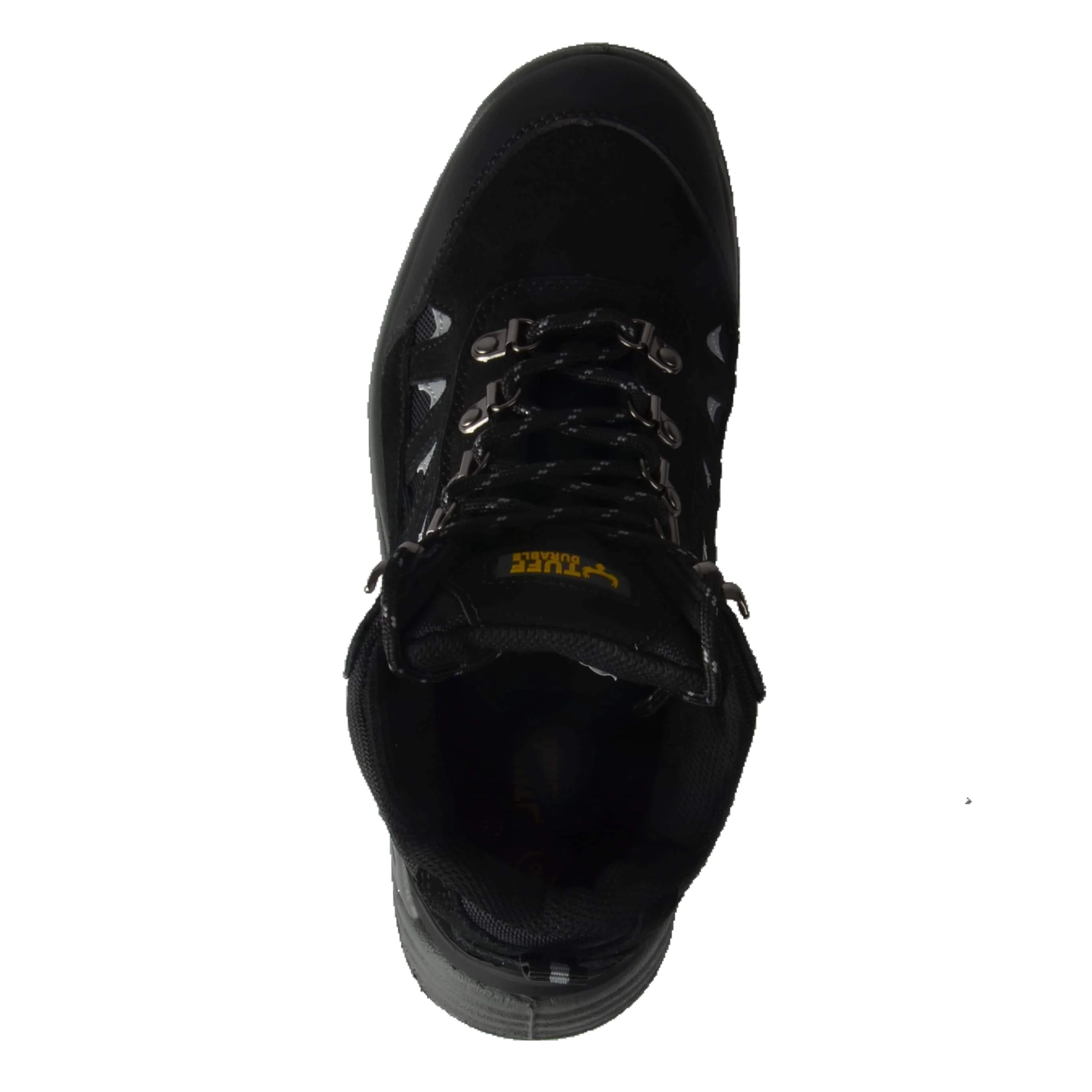 Tuff & Durable® - High Cut Working Shoes with Steel Toe & Plate - Black - Image 3
