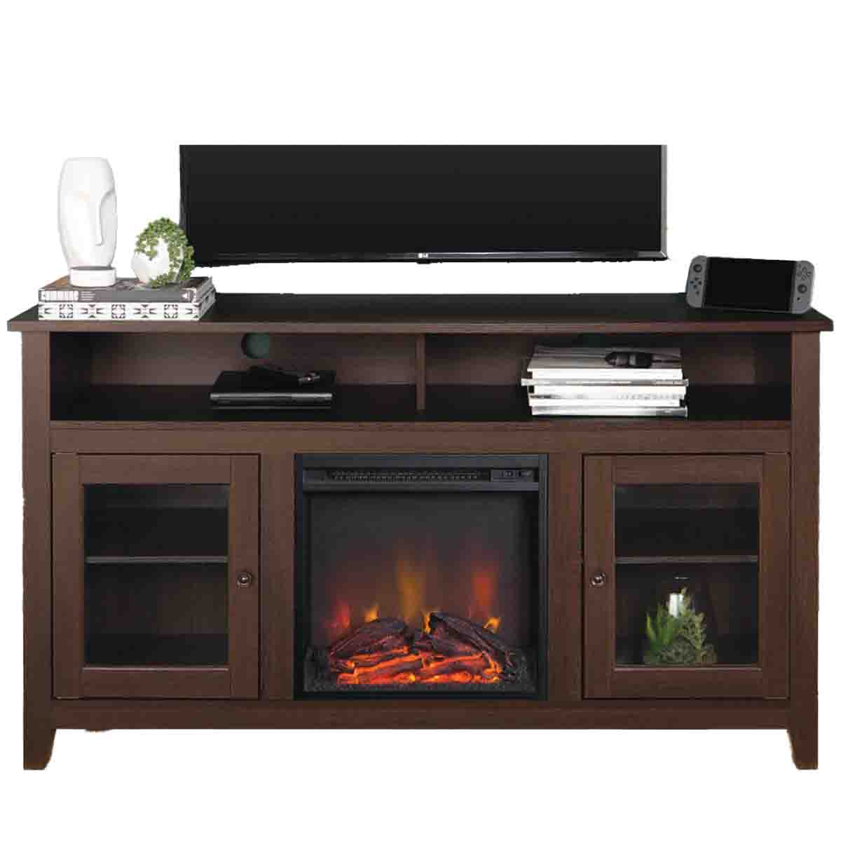 TV Stand with Electric Fireplace - Image 4