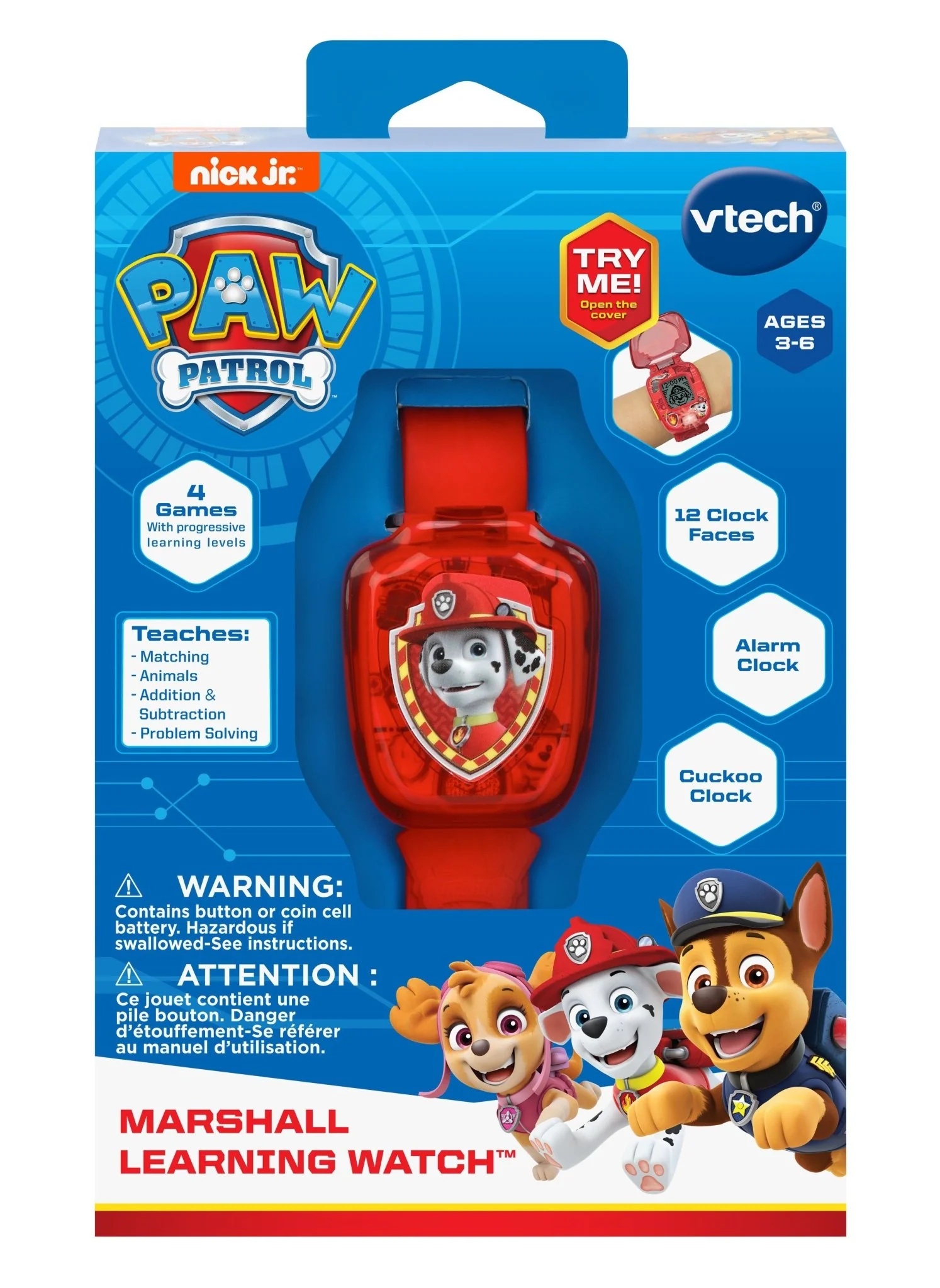 VTech® PAW Patrol Marshall Learning Watch™ - English Version - Image 4
