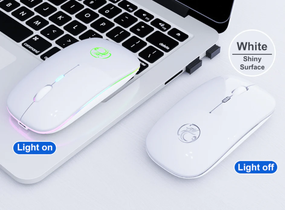 Wattson - Wireless BT Rechargeable Mouse - Led Light - Image 2