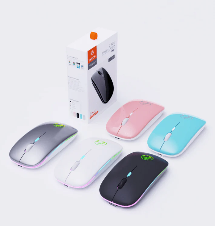 Wattson - Wireless BT Rechargeable Mouse - Led Light - Image 3